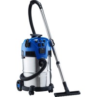 Nilfisk Multi II 30 T Noir, Bleu, Argent 30 L 1400 W, Aspirateur sec/humide Inox/Bleu, Sec&humide, Noir, Bleu, Argent, 30 L, 21 kPa, 210 mbar, 5 m