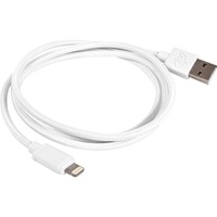 OWC NWTCBLUSBL1MW câble Lightning 1 m Blanc Blanc, 1 m, Lightning, USB A, Blanc, iPhone, iPad, iPod