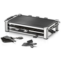 Rommelsbacher Gourmet Raclette Fashion RCC 1500 Argent, argent