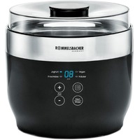 Rommelsbacher JG 80, Yaourtière Noir/en acier inoxydable