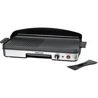 Rommelsbacher 2003 Noir, Argent Autoportante 1900 W barbecue électrique Noir/en acier inoxydable, Noir, Argent, Autoportante, Acier inoxydable, 2 zone(s), 500 x 250 mm, Rotatif