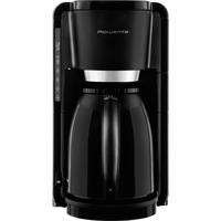 Rowenta Thermo Semi-automatique Machine à café filtre 1,25 L, Machine à café à filtre Noir, Machine à café filtre, 1,25 L, Café moulu, 850 W, Noir