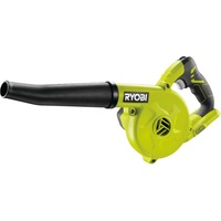 Ryobi R18TB-0 souffleur de feuilles sans fil 200 km/h Noir, Vert 18 V Lithium-Ion (Li-Ion) Vert/Noir, Souffleur à main, 200 km/h, Noir, Vert, Souffleuse, Electrique, 96,5 dB
