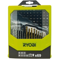 Ryobi RAK69MIX, Perceuse, ensembles embouts Vert/Noir