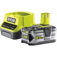 Ryobi RC18120-150 Ensemble de batterie et de chargeur, Bundle Jaune/Noir, Ensemble de batterie et de chargeur, Lithium-Ion (Li-Ion), 5 Ah, 18 V, Ryobi, R18DD3, R18CS