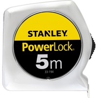 Stanley MESURE POWERLOCK CLASSIC ABS, Mètre à ruban Jaune/chrome