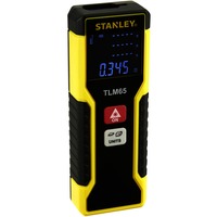 Stanley TLM50 Mètre laser portable Noir, Rouge, Jaune 15 m, Télémètre Noir/Jaune, Mètre laser portable, m, Noir, Rouge, Jaune, Numérique, Caoutchouc, 15 m