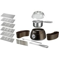 Unold 48667 appareil à chocolat 0,25 L Casserole, Fondue Marron/Argent, Casserole, 0,25 L, Marron, Argent, Plastique, 115 °C, 0,75 m