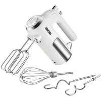 Unold 78710 mixeur Batteur à main 450 W Chrome, Blanc, Mélangeur à main Blanc/en acier inoxydable, Batteur à main, Chrome, Blanc, Batteur, Pétrisseur, Mélange, 1,15 m, Plastique, Acier inoxydable, 450 W
