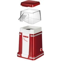 Unold Classic machine à popcorn Rouge, Argent, Blanc 900 W Rouge/Blanc, Rouge, Argent, Blanc, 100 g, Plastique, Boutons, 0,85 m, CE;REACH;LFBG;ROHS