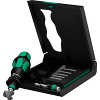 Wera 846/8 Jeu d'embouts pour fraises, Set d'embouts de vissage Noir/Vert, 8 pièces