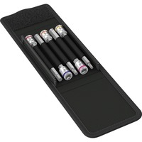 Wera 8740 A HF 1 Jeu de douilles hexagonales Zyklop, Clés mixtes à cliquet Noir/Argent, 5 pièces, avec fonction de maintien, 1/4" drive