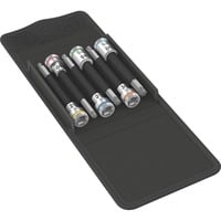 Wera 8767 B TORX® HF 1 Zyklop Jeu de douilles pour embouts TORX, Clés mixtes à cliquet 6 pièces, avec fonction de maintien, 3/8" drive