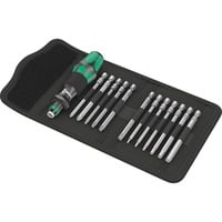 Wera Ensemble de bicyclettes 2, Set d'embouts de vissage Noir/Vert