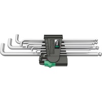 Wera Jeu de clés Allen 950/9 Hex-Plus 4, Tournevis Chrome, 9 pièces