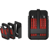 Wiha Jeu d'embouts slimBit electric 43161, Set d'embouts de vissage Rouge
