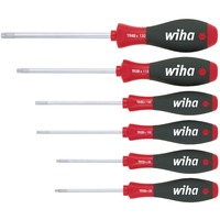 Wiha Jeu de tournevis SoftFinish 24506 Noir/Rouge