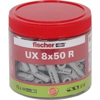 fischer Cheville universelle UX 8x50 R, boîte Gris clair