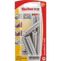 fischer SX 10x50 K, Cheville Gris clair