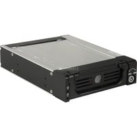 ICY BOX IB-138SK-B-II Panneau de support Noir, Cadrage Noir, Panneau de support, Noir, 2.5", SATA, Aluminium, 1 ventilateur(s), Vente au détail