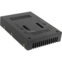 Icy Dock MB882SP-1S-2B Compartiment pour ordinateur, Cadre de montage Noir, Plastique, Noir, 101 mm, 145 mm, 25 mm, 163,3 g, Vente au détail