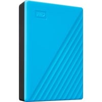 WD My Passport 4 To, Disque dur Bleu, WDBPKJ0040BBL-WESN, Micro-USB-B 3.2 (5 Gbit/s)