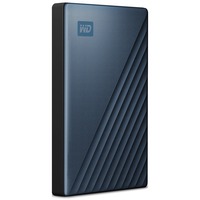 WD WDBC3C0020BBL-WESN disque dur externe 2000 Go Noir, Bleu Bleu/Noir, 2000 Go, 3.2 Gen 1 (3.1 Gen 1), Noir, Bleu