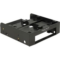 DeLOCK Cadre de montage 5.25" pour 1x 3.5" et 2x 2.5" Noir, 18000