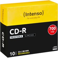 Intenso CD-R 700 Mo 52x, 10 pièces, Imprimable