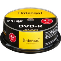 Intenso DVD-R 4,7 Go, Support vierge DVD 16x, 25 pièces