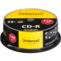 Intenso INT-1001124 Cds vierges 52x, CD-R, 120 mm, 700 Mo, Fuseau, 25 pièce(s)