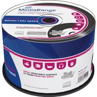 MediaRange CD-R 700MB 700 Mo 50 pièce(s) 52x, CD-R, 120 mm, 700 Mo, Fuseau, 50 pièce(s)