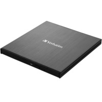 Verbatim 43889 lecteur de disques optiques Blu-Ray RW Noir, Graveur Blu-ray externe Noir, Noir, Plateau, PC de bureau/PC portable, Blu-Ray RW, USB 3.1 Gen 1, BD, BD-R, BD-R DL, CD, DVD