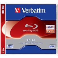 Verbatim BD-RE 25 Go, Disques Blu-ray 25 Go, BD-RE, Coffret à bijoux, 5 pièce(s), Vente au détail