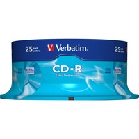 Verbatim CD-R 700 Mo 52x, CD-R, 700 Mo, Fuseau, 25 pièce(s)