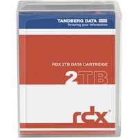 Tandberg Cassette RDX 2 To, Médias de disque amovible Cartouche RDX, RDX, 2000 Go, 15 ms, Noir, 550000 h