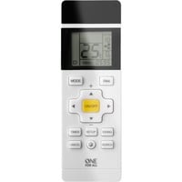 One for all URC 1035 télécommande IR Wireless Climatiseur Appuyez sur les boutons, Commande à distance Blanc, Climatiseur, IR Wireless, Appuyez sur les boutons, Écran integré, Noir, Blanc