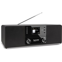 TechniSat DIGITRADIO 370 CD BT, Radio de salle de bain Noir, Bluetooth, DAB+