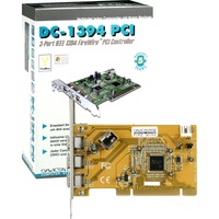 Dawicontrol DC-1394 PCI, Contrôleur PCI, TI 43AB23, 100 Mbit/s, PC, Avec fil, Windows 2003/Vista/2000/XP, Vente au détail