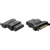 DeLOCK Adapter Power - IDE drive > 4 Pin SATA 15 p IDE 4p Noir, Adaptateur Noir, SATA 15 p, IDE 4p, Noir