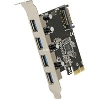 DeLOCK Carte PCI Express > 4x USB 3.0, Contrôleur USB 89297, Vente au détail