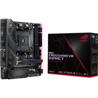 ASUS ROG Crosshair VIII Impact AMD X570 Emplacement AM4 Mini DTX carte mère socket AM4 AMD, Emplacement AM4, AMD Ryzen™ 3 de 2e génération, AMD Ryzen™ 3 de 3e génération, AMD Ryzen™ 5 de 2e..., Emplacement AM4, DDR4-SDRAM, 64 Go