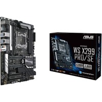 ASUS WS X299 PRO/SE Intel® X299 LGA 2066 (Socket R4) ATX, Socket 2066 carte mère Intel, LGA 2066 (Socket R4), Intel® Core™ X-series, DDR4-SDRAM, 128 Go, DIMM