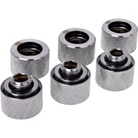 Alphacool 17384 pièce et accessoire pour systèmes de refroidissement d'ordinateurs, Connecteur Chrome, Nickel, Argent, Mâle/Femelle, 2,2 cm, 1,7 cm, 231 g