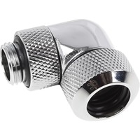 Alphacool 17392 pièce et accessoire pour systèmes de refroidissement d'ordinateurs Raccord, Connecteur Chrome, Raccord, Laiton, Chrome, 1/4", 90°, 21 mm