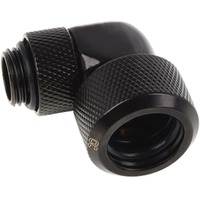 Alphacool 17395 pièce et accessoire pour systèmes de refroidissement d'ordinateurs Tube, Connecteur Noir, Tube, Laiton, Noir, 1/4", 90°, Acrylic pipes, Brass pipes