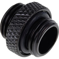 Alphacool 17399 pièce et accessoire pour systèmes de refroidissement d'ordinateurs Raccord, Connecteur Noir, Raccord, Laiton, Noir, 1/4", 15 mm, 1,8 cm