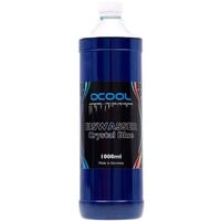 Alphacool Eau glacée Crystal Blue mélange prêt à l'emploi 1000ml, Liquide de refroidissement Bleu