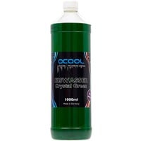 Alphacool Eau glacée Crystal Green UV-aktiv mélange prêt à l'emploi 1000ml, Liquide de refroidissement Vert
