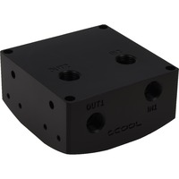 Alphacool Eisdecke D5 -Black Acetal G1/4, Accessoire Noir, 1/4", 80 mm, 83 mm, 87 mm, 478 g